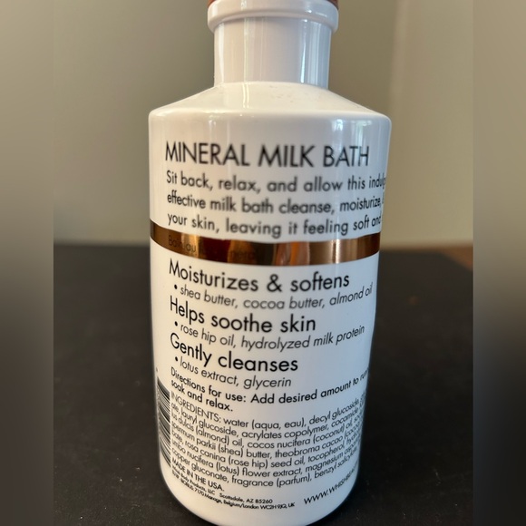 Whish Mineral Milk Bath with Gold Accents NEW/SEALED - Picture 2 of 3